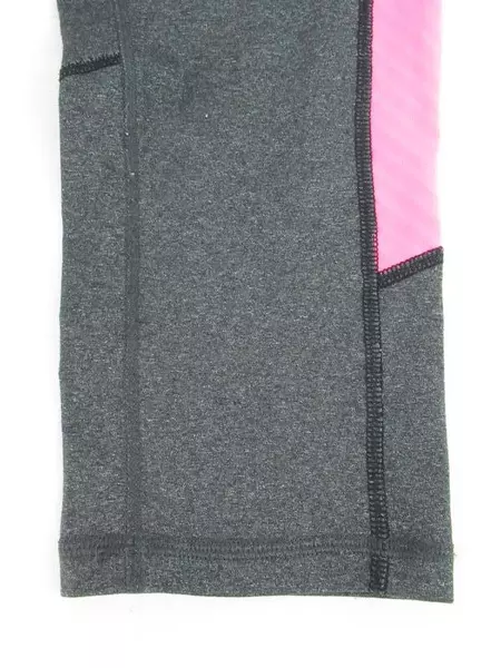 Tek Gear Shapewear Capri Leggings Women's Size S Grey Pink Color Block