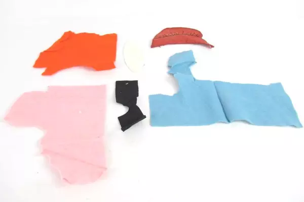 Lot of Felt Fabric Scrapes For Crafting Quilting DIY Collage Sewing