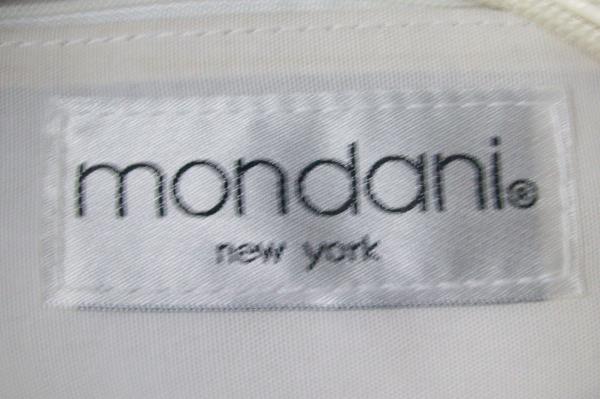 Mondani New York White Handbag W/ 3 Pockets Short Shoulder Strap