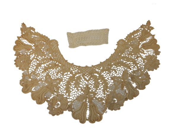 Lot Of 15 Vintage Lace Crochet Trims Beige Cream Cutters With Some Flaws