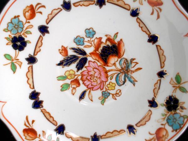 Lot of 5 Woods Ware England FLORA Pattern Soup Platter Floral Wood & Son