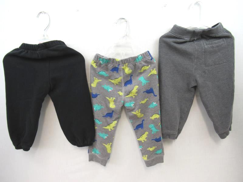 3 Sweat Pants Circo Carters Kidskorner Black Grey Multicolor Infant Boy's 24M