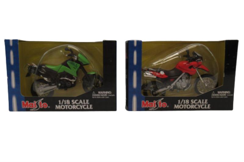 Lot of 2 Maisto Die Cast Metal Motorcycles 1:18 KTM Duke BMW F650GS