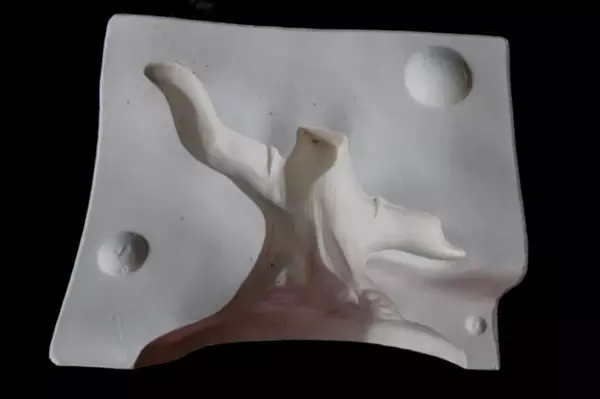 BJ Mold Company Ceramic Slip Casting Mold Base Model Number 123DW Robin Base