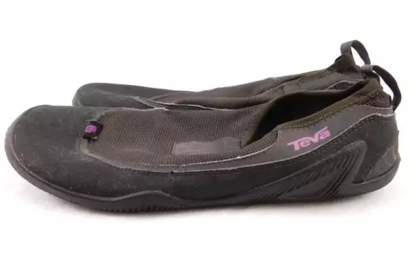 Teva Women's Slip On Water Swimming Shoes Size 9 Black Grey 4301
