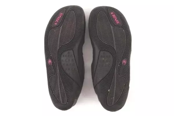 Teva Women's Slip On Water Swimming Shoes Size 9 Black Grey 4301
