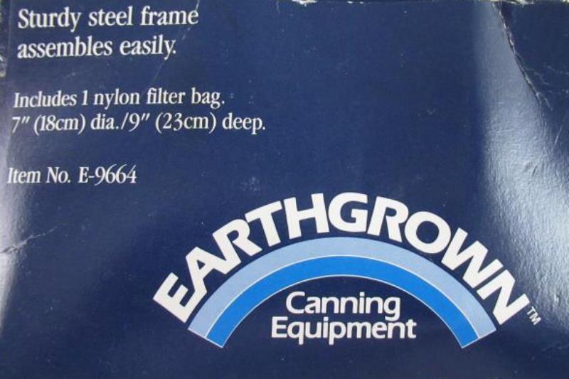 Mirro Earthgrown Jelly Strainer Canning with Nylon Filter Bag