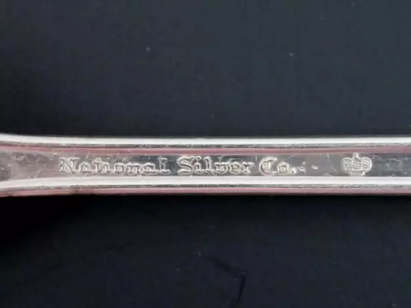 National Silver Co. Silver Plated Butter Knife & Sugar Spoon 1948 Inauguration