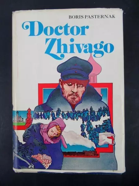 Vintage Hardcover Book Novel Doctor Zhivago By Boris Pasternak 1958 Pantheon