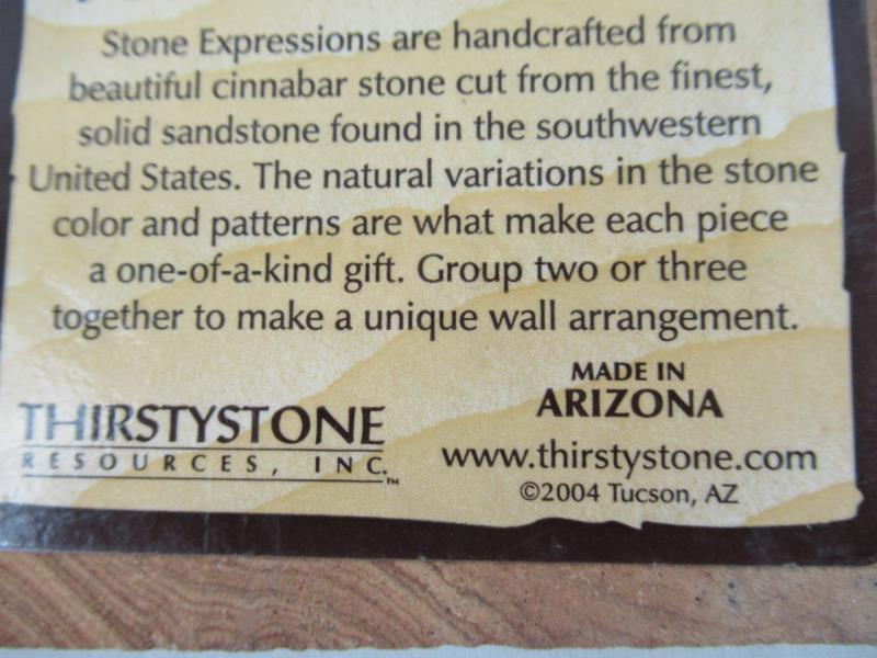 Thirstystone Stone Expressions Welcome Sign Elk Cinnabar Sandstone Brown