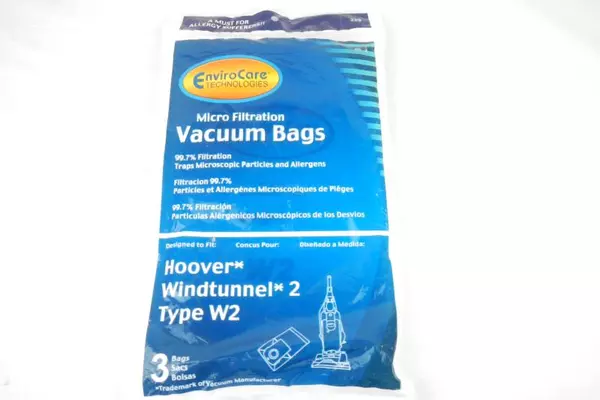 EnvirocareType W2 Windtunnel 2 Vacuum Allergy Micro Filtration Bags 3 Pack