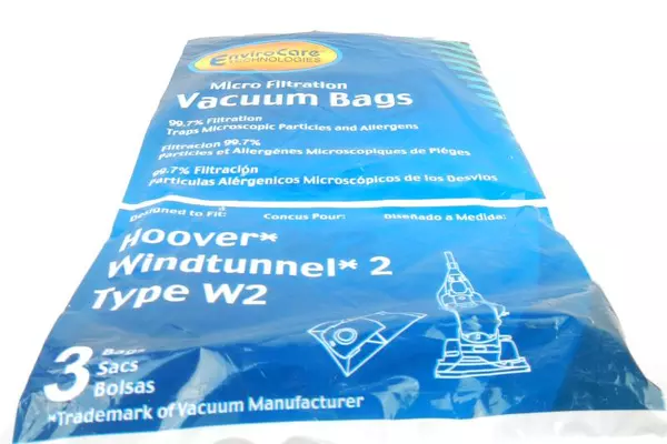 EnvirocareType W2 Windtunnel 2 Vacuum Allergy Micro Filtration Bags 3 Pack