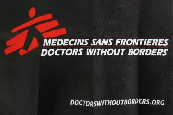 Doctors Without Borders Black Tote Shopping Bag Reusable Eco Friendly