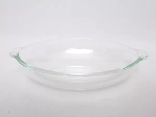 Set of 2 Pyrex by Corning Clear Glass 1 Cup Baking Dishes 328 Handles USA
