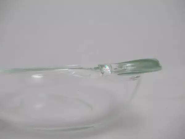 Set of 2 Pyrex by Corning Clear Glass 1 Cup Baking Dishes 328 Handles USA