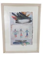 Limited Edition Signed Lithoprint Framed Ghost Dance Sept 1890 No 139/350