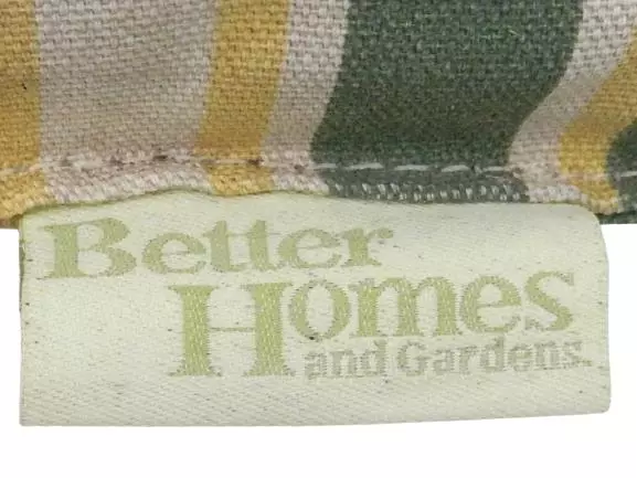 Lot of 2 Better Homes And Gardens Outdoor Accent Pillows Striped Green Blue