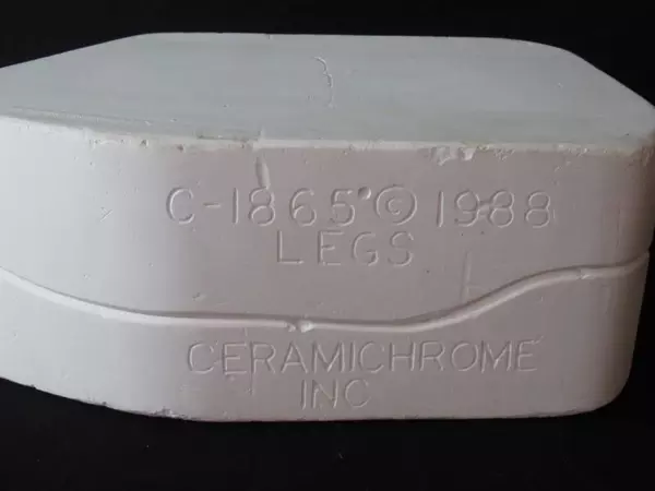 Vintage Ceramic Casting Mold Horse Legs Ceramichrome Inc 1988 C-1865