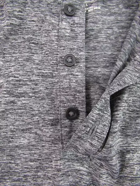 Alfani Stretch Gray Golf Polo Shirt Men's S Collared Short Sleeved Size Small