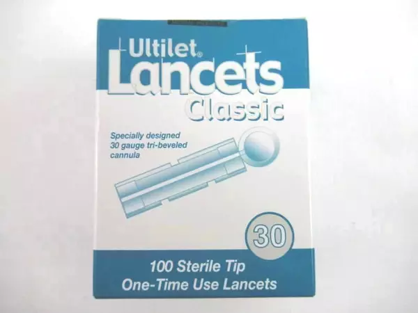 Lot of 4 Ultilet Lancets Classic 30G 100 Count Boxes Sealed Exp 4/25 Sterile