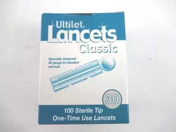 Lot of 3 Ultilet Lancets Classic 30G 100 Count Boxes Sealed Exp 09/2025 Sterile