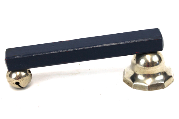Vintage Handmade Wood And Bell Toy Telephone Receiver RING-A-LING