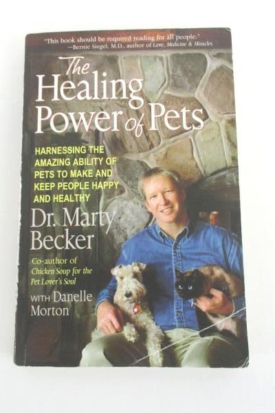 2 Paperback Books The Healing Power of Pets Autographed & Healing Words