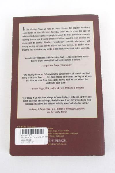 2 Paperback Books The Healing Power of Pets Autographed & Healing Words