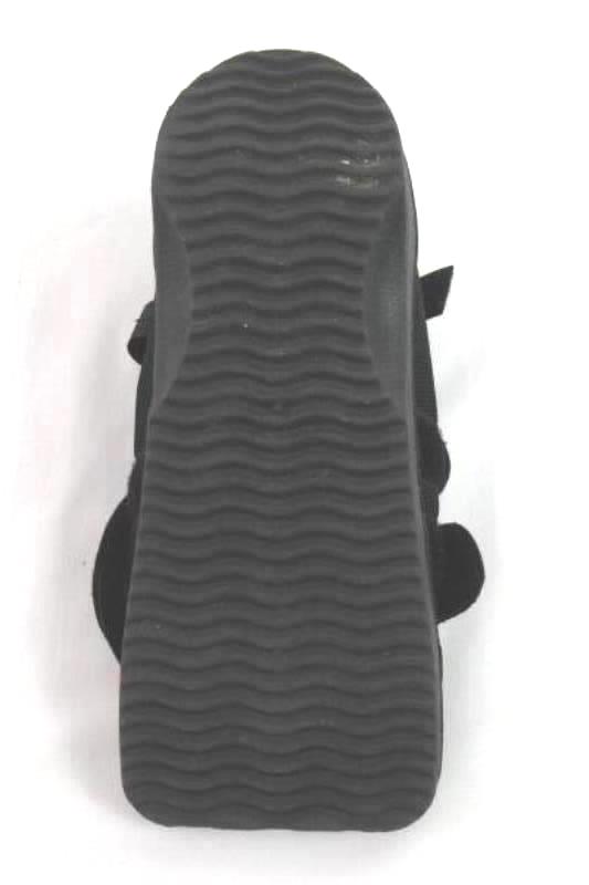 ProCare Square Toe Post Op Shoe Size Small Black Easy Fasten Straps Adjustable