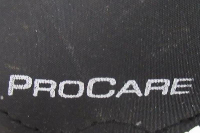 ProCare Square Toe Post Op Shoe Size Small Black Easy Fasten Straps Adjustable