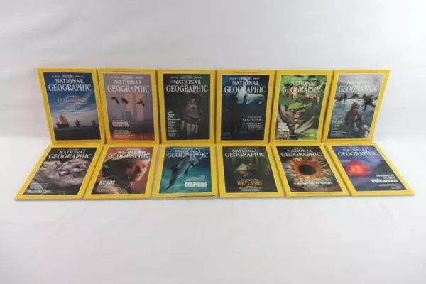 Vintage Set of 12 Issues National Geographic 1992 Complete Year January-December