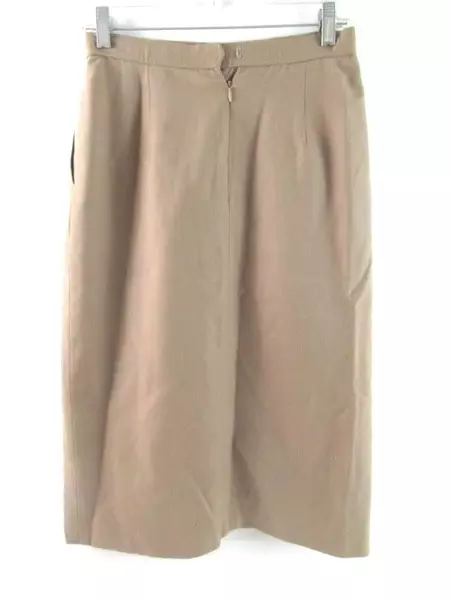 Vintage Evan Picone A Line Midi Skirt Women's Size 8 100% Worsted Wool Lined