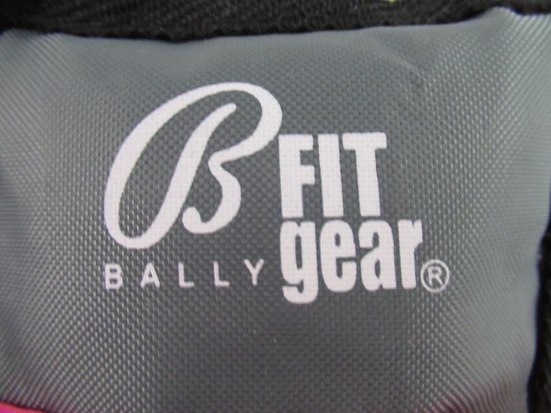 Bally Adjustable Ankle Weights 2.5 lbs Each Gray Black Hot Pink Strap Fit Gear
