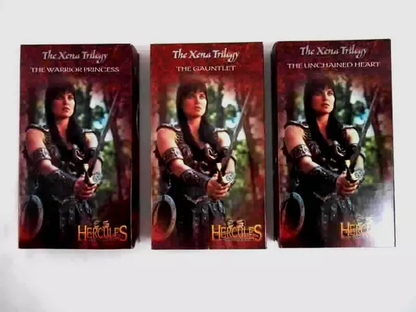 Xena Warrior Princess The Trilogy VHS Box Set Hercules Unchained Heart Gauntlet