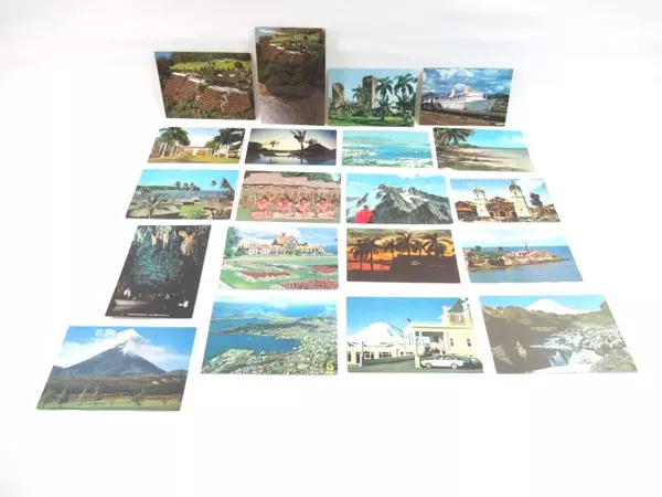 Lot of 20 Vintage Postcards Blank 1970's New Zealand Tahiti Panama Venezuela