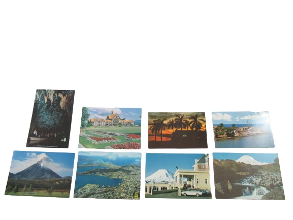 Lot of 20 Vintage Postcards Blank 1970's New Zealand Tahiti Panama Venezuela