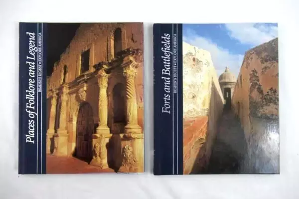 Lot of 2 Vtg Readers Digest Explore America Books Forts Battlefields Folklore HC