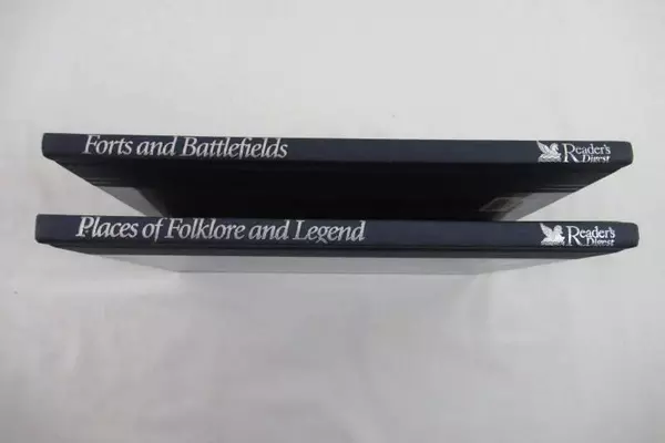Lot of 2 Vtg Readers Digest Explore America Books Forts Battlefields Folklore HC
