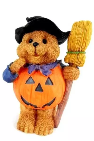 Great Party 8.5" Teddy Bear Resin Halloween Figurine
