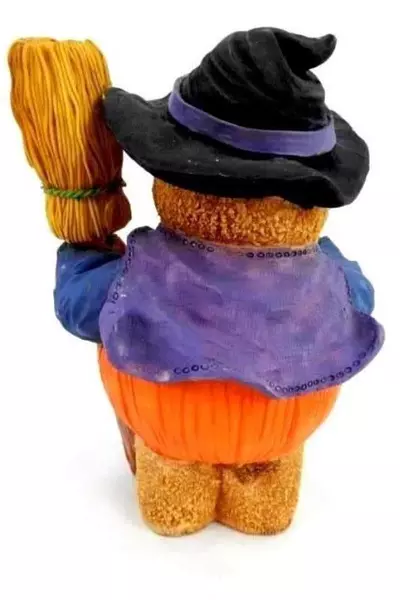 Great Party 8.5" Teddy Bear Resin Halloween Figurine