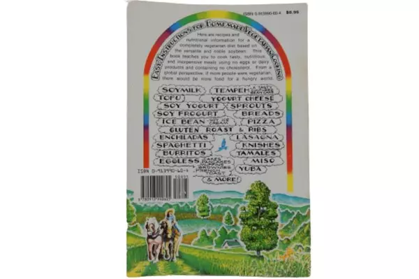 Vintage 1975 The New Farm Vegetarian Cookbook Louise Hagler Dorothy Bates