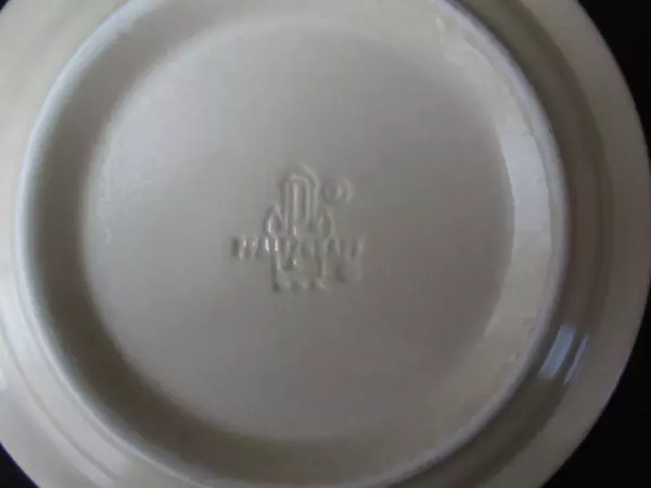 4 Vintage 1970's Pfaltzgraff Salad Plates Village Brown Tan Floral 7" Diameter