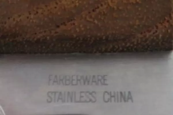 8 Piece Farberware Knife And Block Set Stainless With Wood Handles