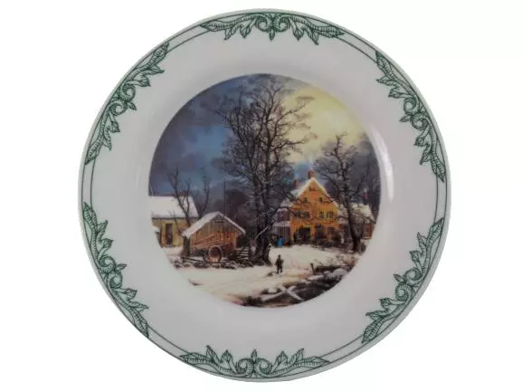 Four Star International Museum City of New York Currier & Ives Plate 8 Inch 2001
