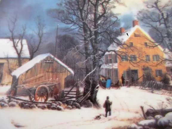 Four Star International Museum City of New York Currier & Ives Plate 8 Inch 2001