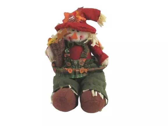 2008 Handwork International Limited Fall Scarecrow Shelf Sitter Autumn Fall