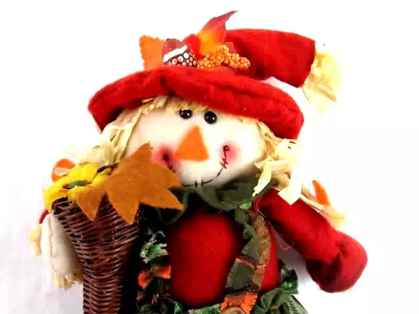 2008 Handwork International Limited Fall Scarecrow Shelf Sitter Autumn Fall