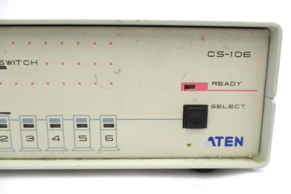 Master View CS-106 6-Channel CPU Switch ATEN Keyboard Video Mouse Console