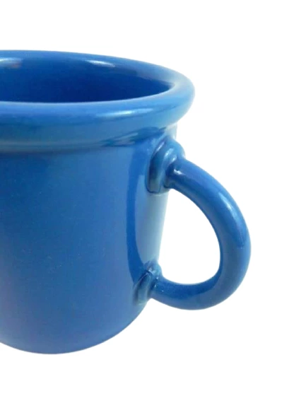 Lot of 4 Dansk Spectrum Mugs Sky Blue Large Handle