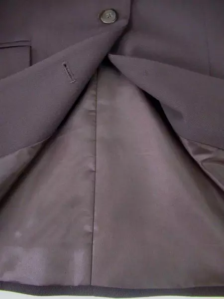 Talbots Petites Suit Set Blazer Pants Slacks Dark Brown Tan Wool Women's 10 & 12